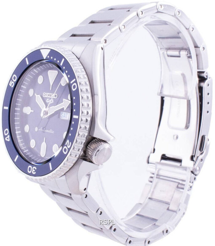 Seiko 5 Sports Automatic Analog Blue Dial Silver Steel Strap Watch For Men - SRPD51K1 - Image 3